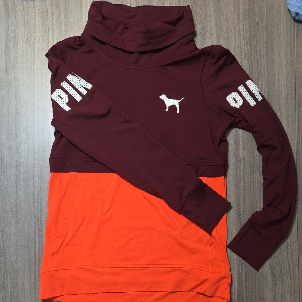 Victoria's Secret PINK Burgundy Sweatshirt